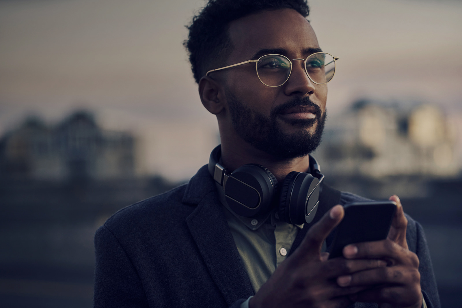 businessman with phone