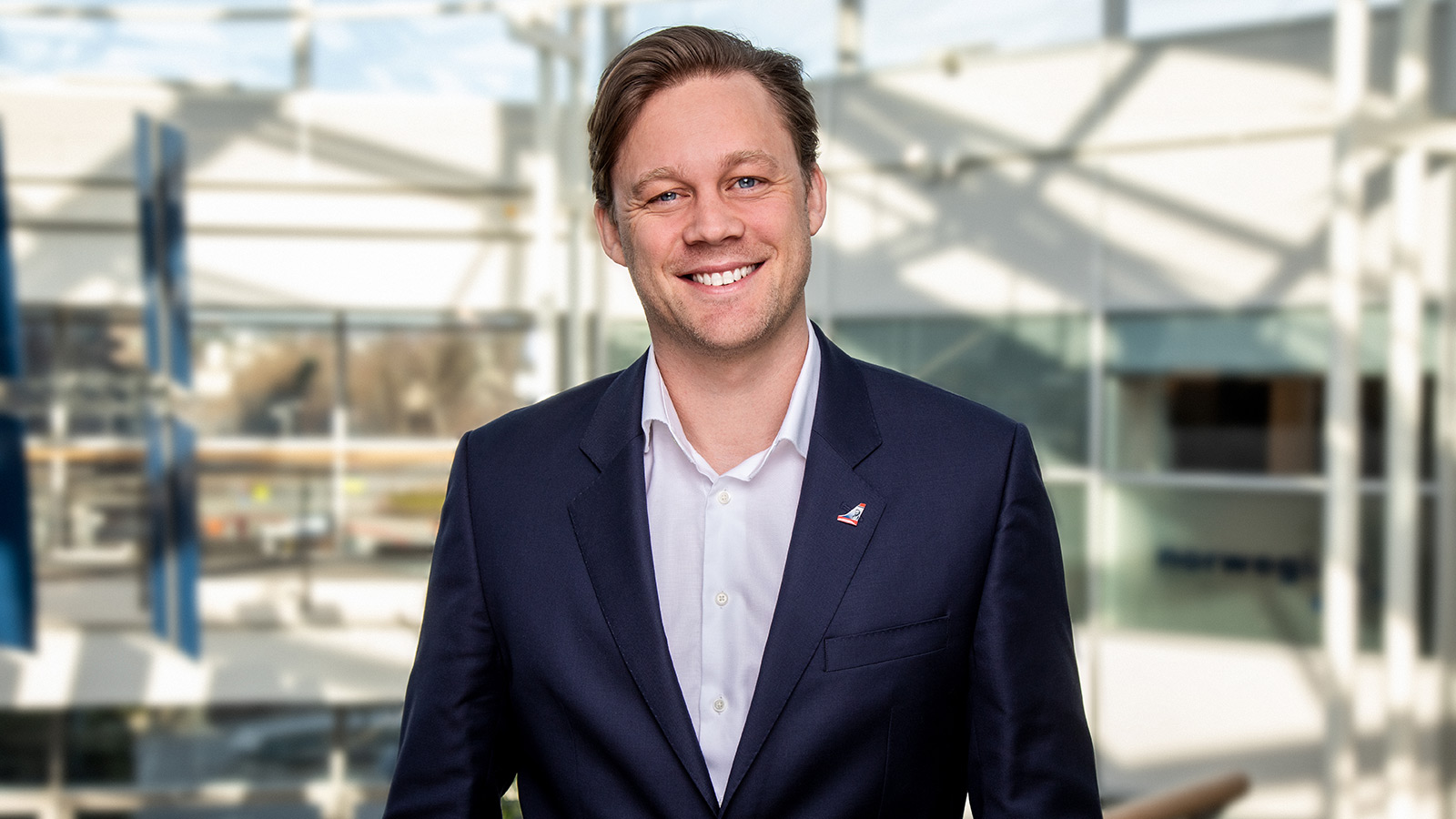 Anders Fagernæs er bæredygtighedsdirektør hos Norwegian.