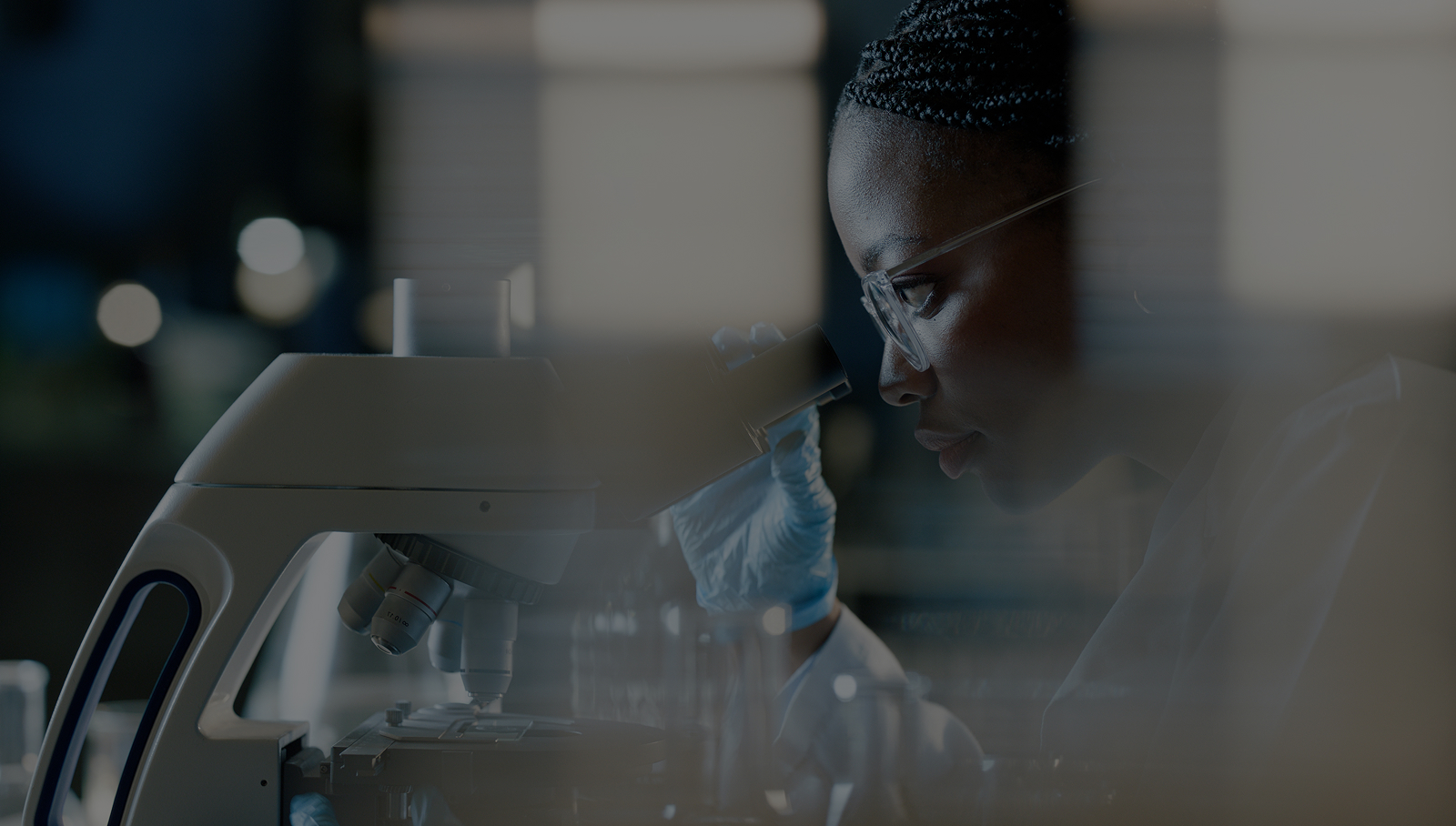 Woman in a lab