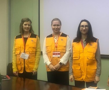 Filippa Gerstädt, Henrika Vikman and Olena Velychko