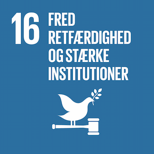 Fred og retfærdighed og stærke institutioner