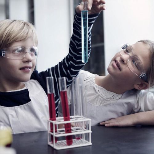 Children experimenting