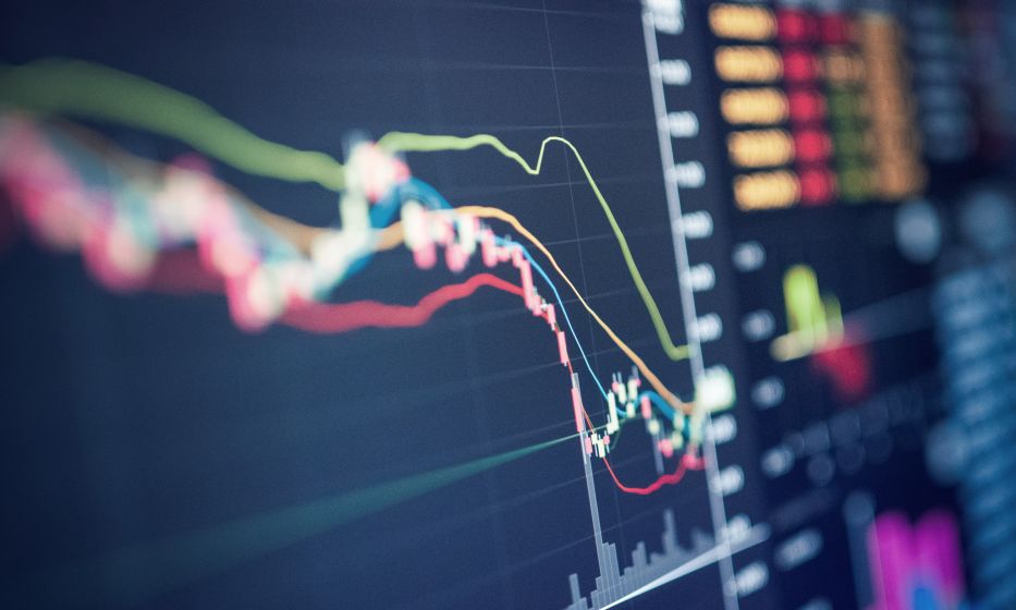 Osakkeiden kurssikehitysgraafi