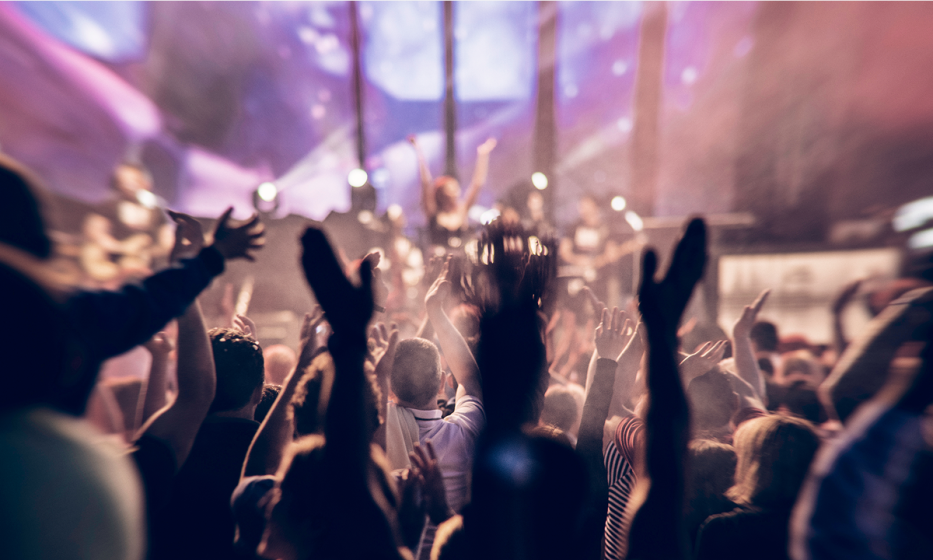 Festival crowd