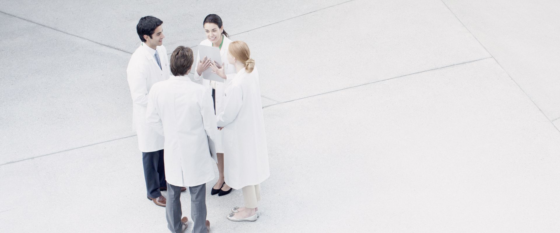 People in lab coats