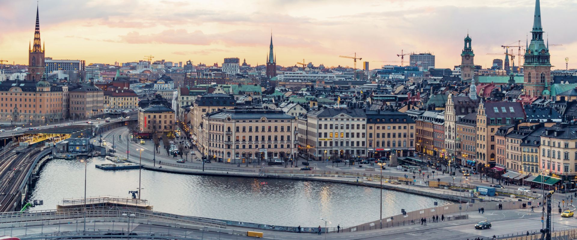 Aerial view of Stockholm