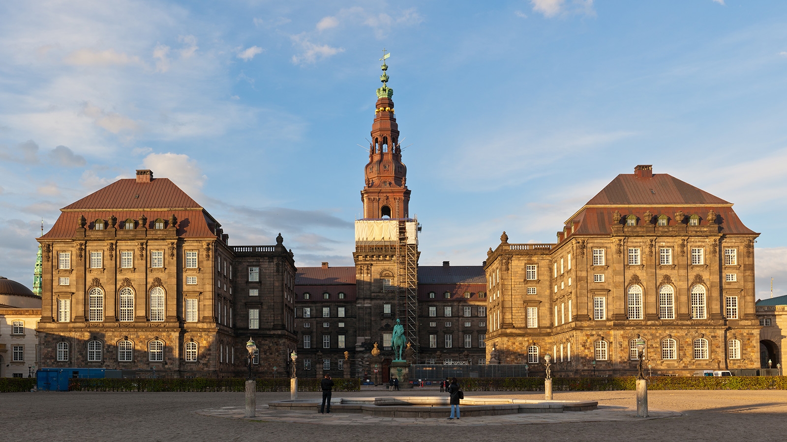 Et billede af Christiansborg