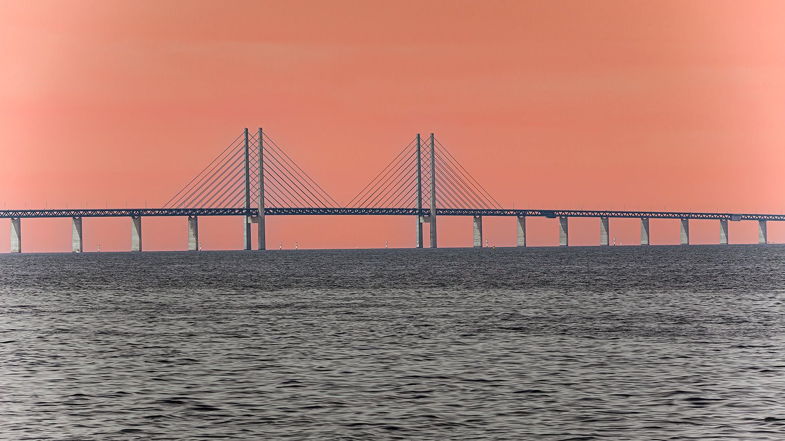 Et billede af Øresundsbroen