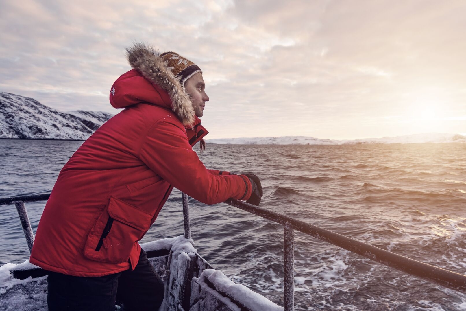 Man on a boat