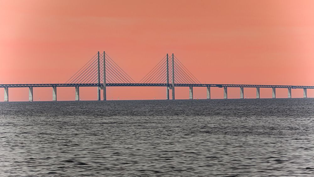 Et billede af Øresundsbroen